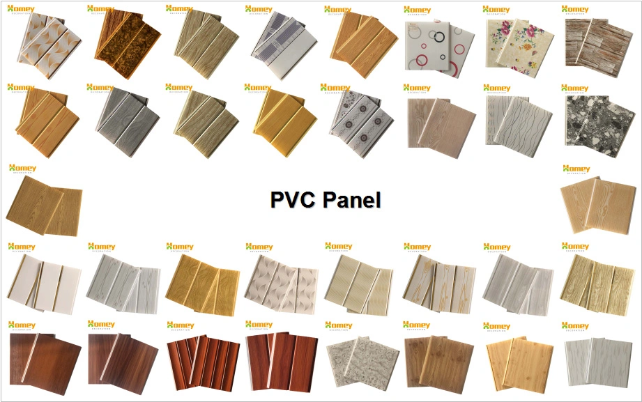 2021 Hot Sell Wooden Decoration Board 7mm PVC Plafon Panel
