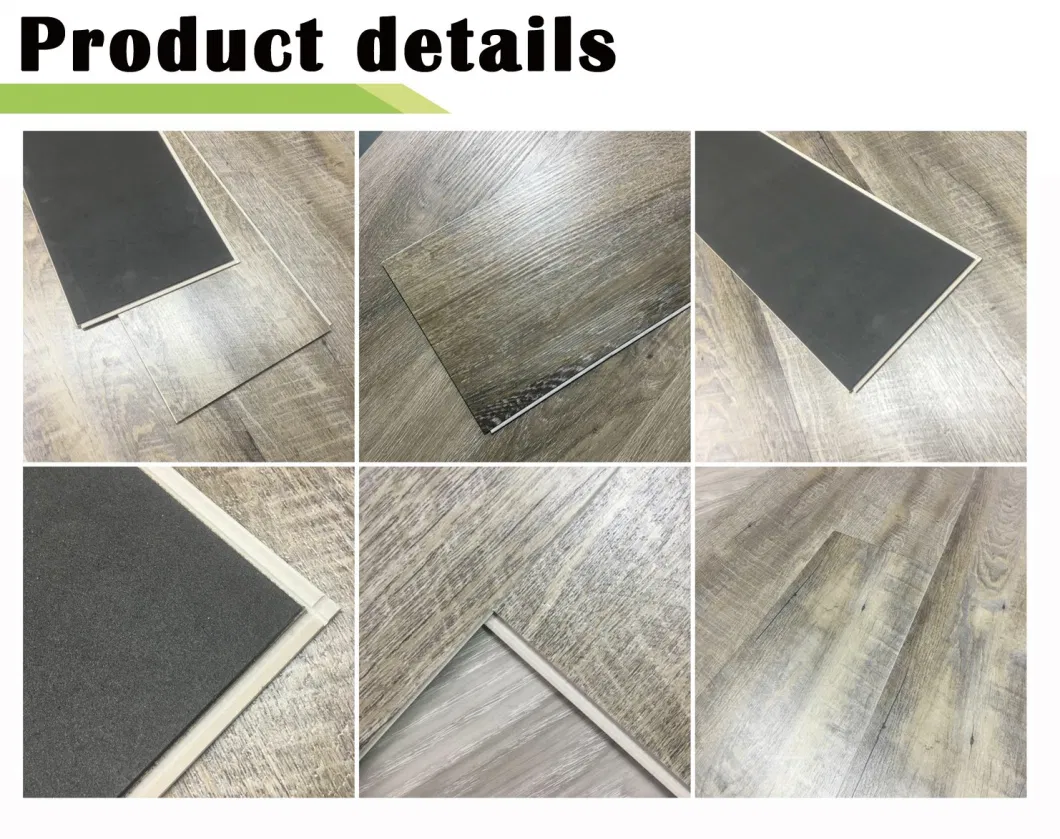 Professional Manufacturer of 100% Waterproof Flooring Vinyl/Spc/PVC/Lvt/Laminate Flooring Planks Eir Surface 100% Virgin, Non-Slip, with EVA/IXPE Underlay
