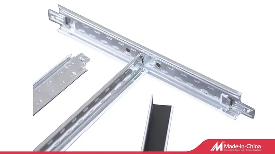 Hot Dipped Galvanized Suspended Ceiling T Grid for PVC Gypsum Ceiling Tiles 