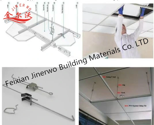 Suspended Ceiling T Bar/Fut T Grid /Iron Net/Paint Keel for PVC Gypsum Board