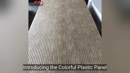 Colorful Plastic Panel PVC Ceiling Wall Material for Building Decoration 