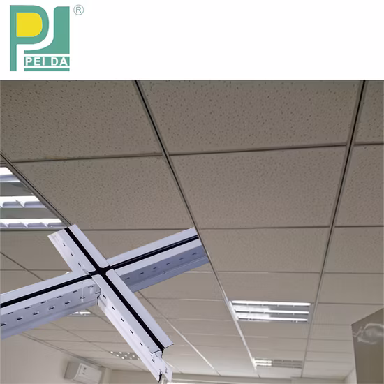 Gold Flat Ceiling Alloy End T