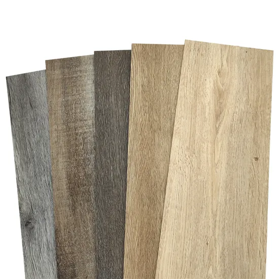 Waterproof Construction Material Indoor Click Interlocking Plastic Spc Vinyl Tile Floor 
