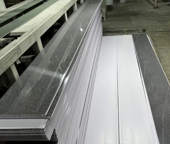Waterproof Plafond Lambris PVC Suspended Tubular False Ceiling Linning Panel 6m