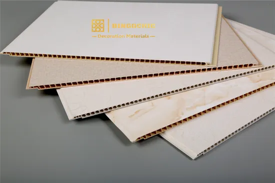 Modern Design PVC Ceiling Wall Panel Indoor Decorative Composite Spc Cladding Board 
