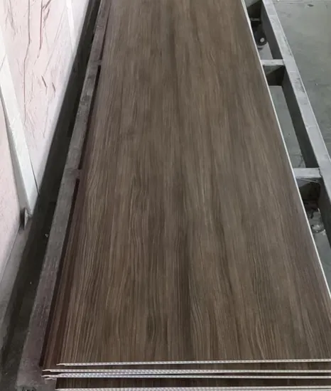 Wood Grain PVC Stone Plastic Wall Panel 600mm 